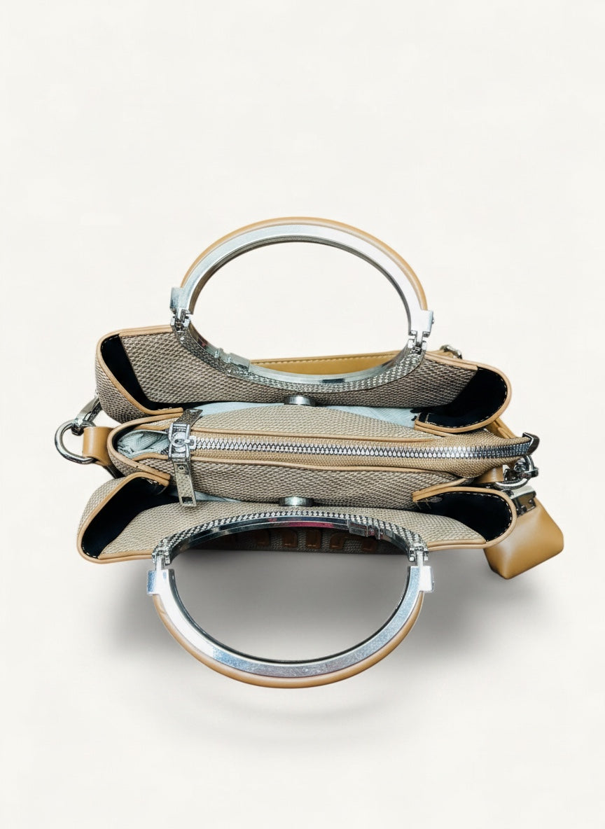 Vella Luxe Eclipse Top Handle Handbag