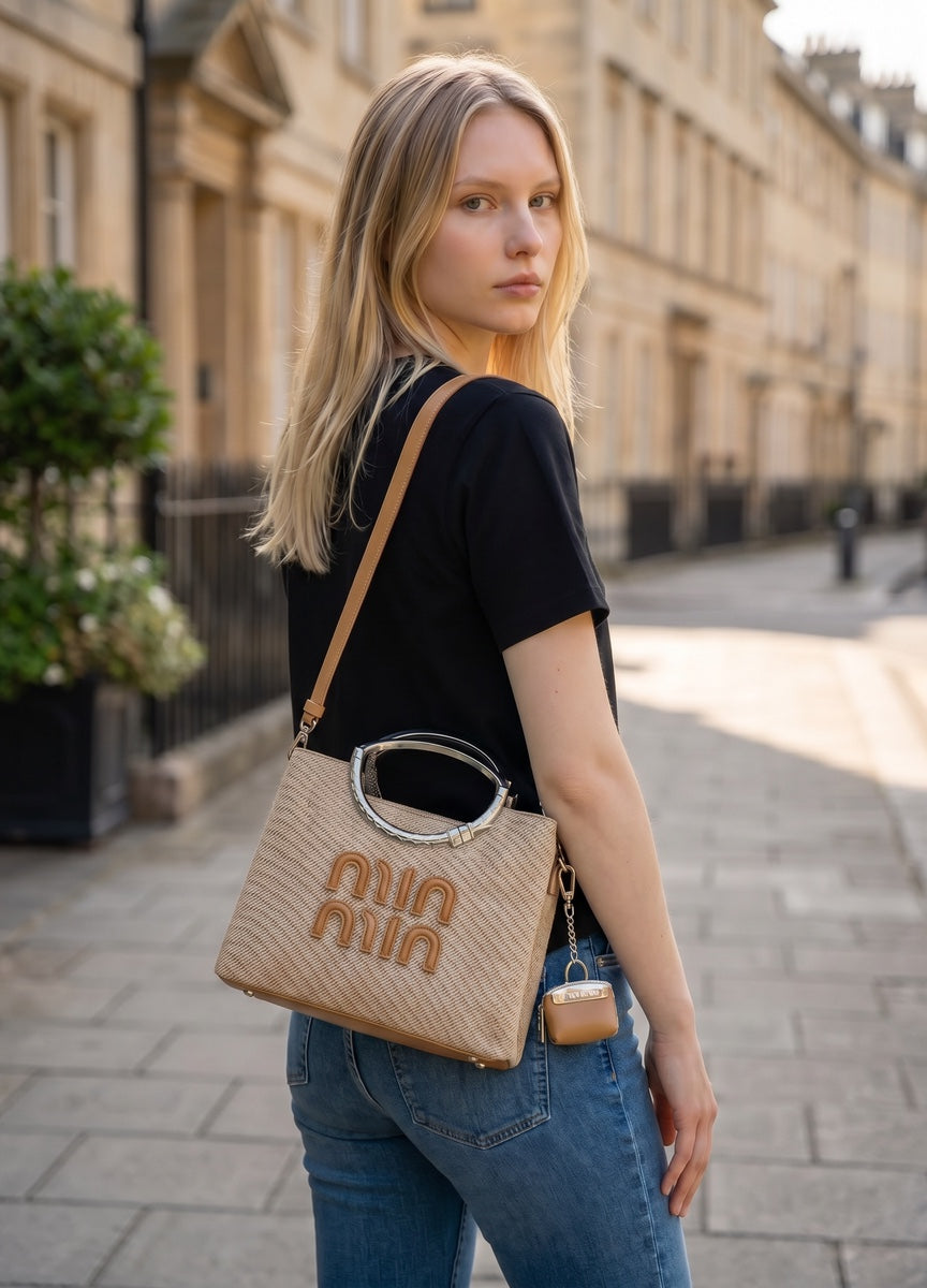 Vella Luxe Eclipse Top Handle Handbag