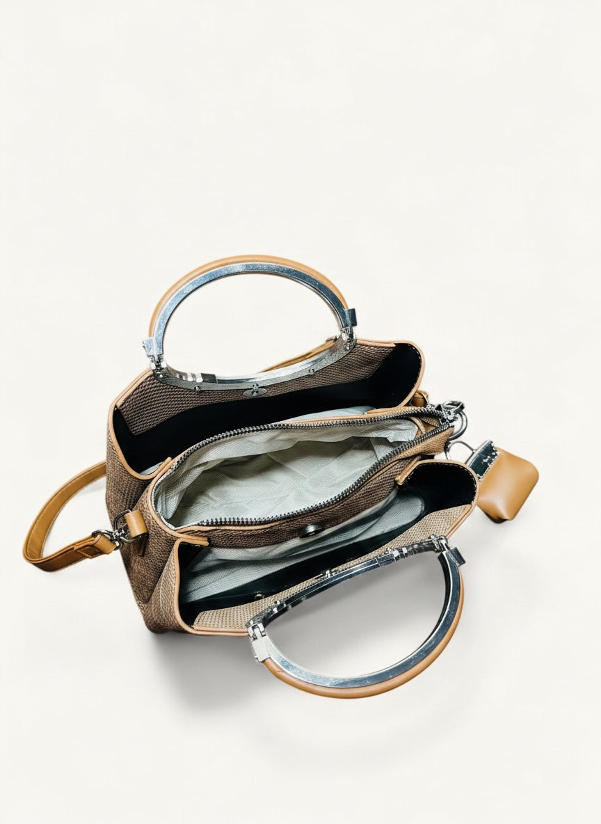 Vella Luxe Eclipse Top Handle Handbag