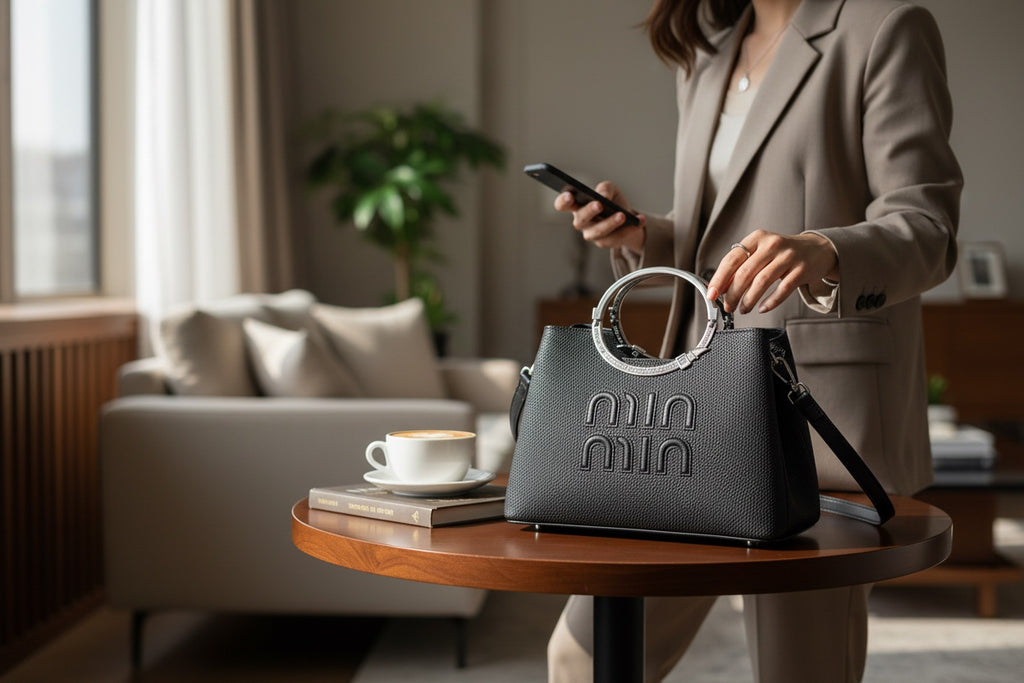 Vella Luxe Eclipse Top Handle Handbag